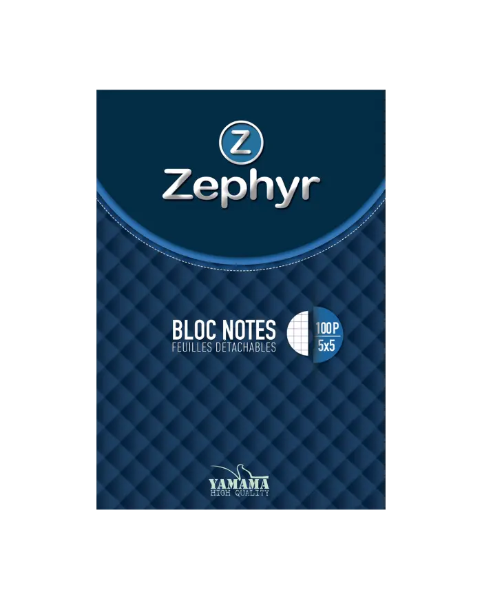 Bloc Note Zephyr 50F A4 70Gr - YAMAMA 