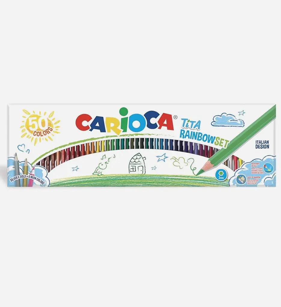 Pack de 80 crayons couleur Tita - CARIOCA