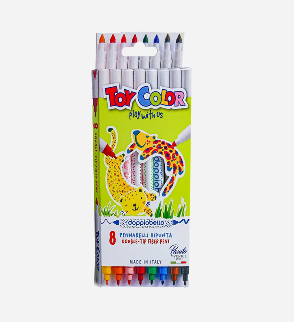 Pochette de 08 Feutres DoppioBello TOY COLOR