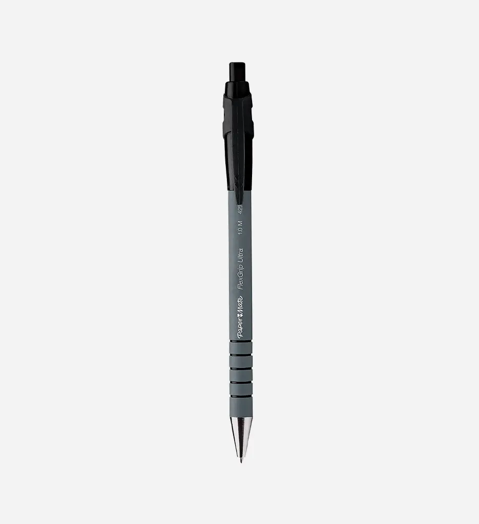 Stylo à bille Flexgrip Ultra Rétractable 1.0mm Noir - PAPER MATE