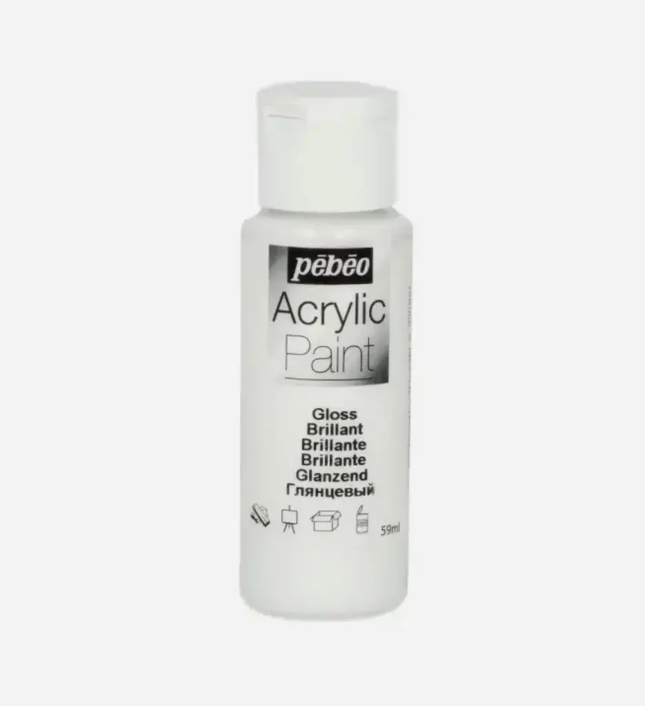 Acrylique Paint 59Ml Blanc Brillant - Pébéo