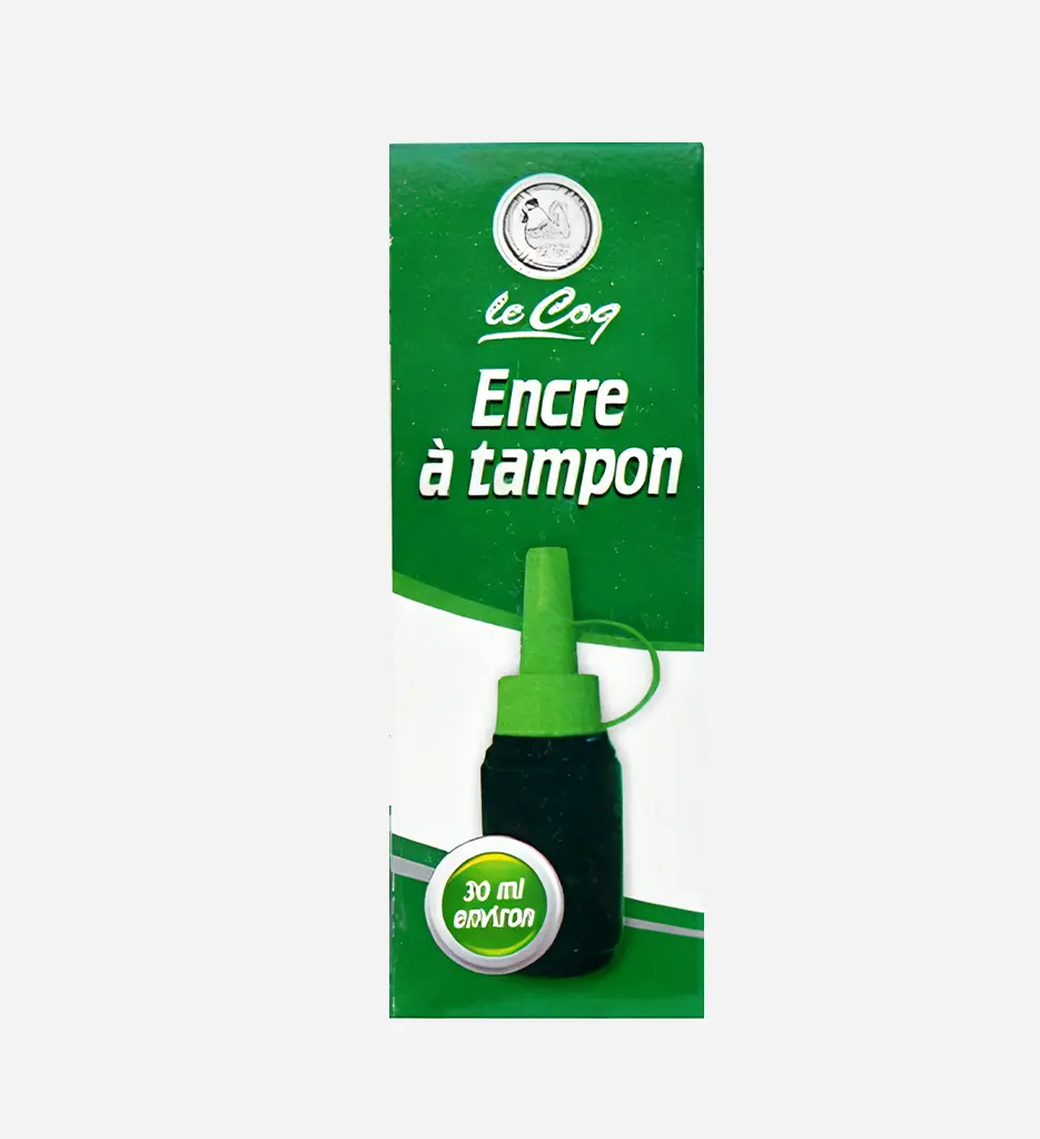 Encre à tampon Vert - Le Coq