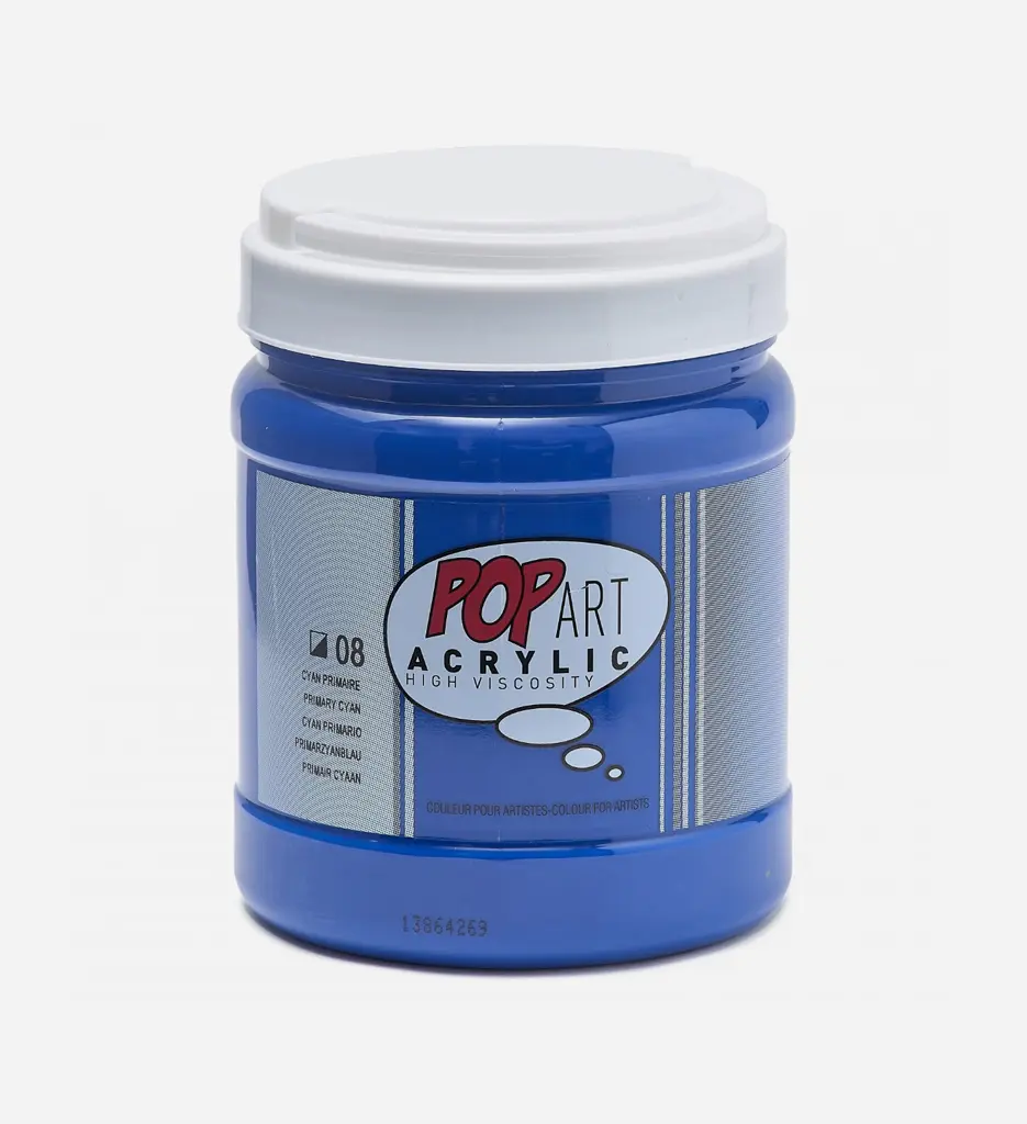 Acrylique Pop Art 700ML Cyan Primaire - PEBEO