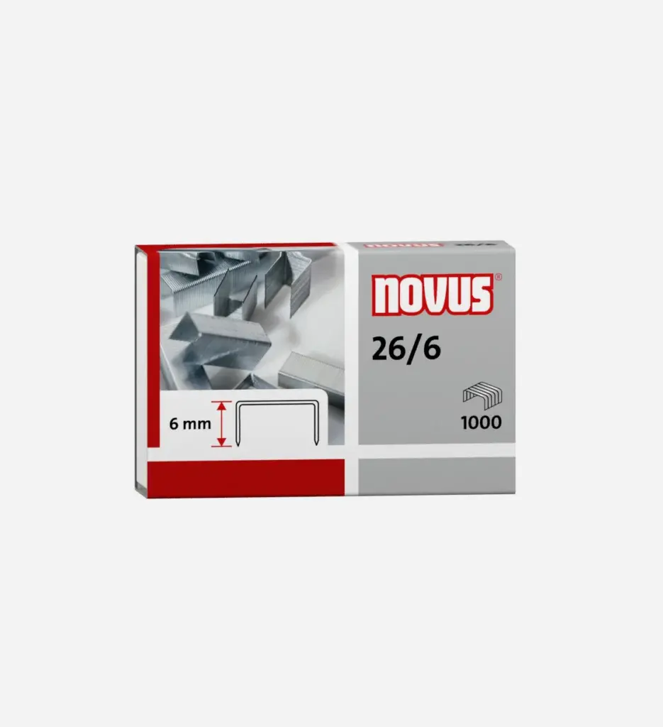 Agrafes Novus 26/6 PQ/1000