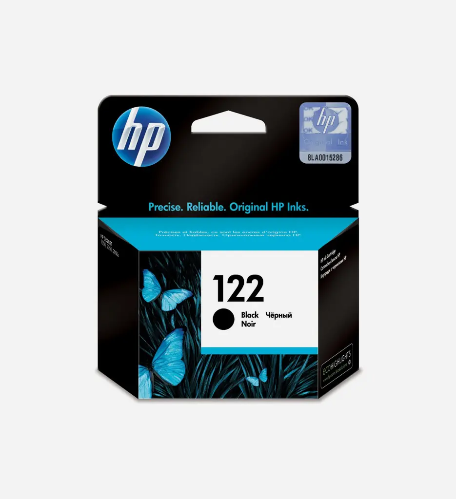 Cartouche Jet d'Encre HP 122 Noir Original