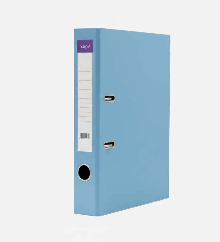 Classeur à Levier Essential D55 Bleu Clair - PURPLE