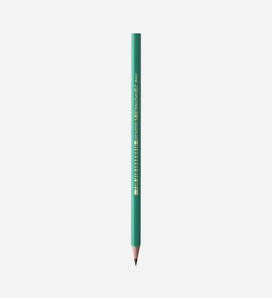 Crayon Noir HB vert - Bic
