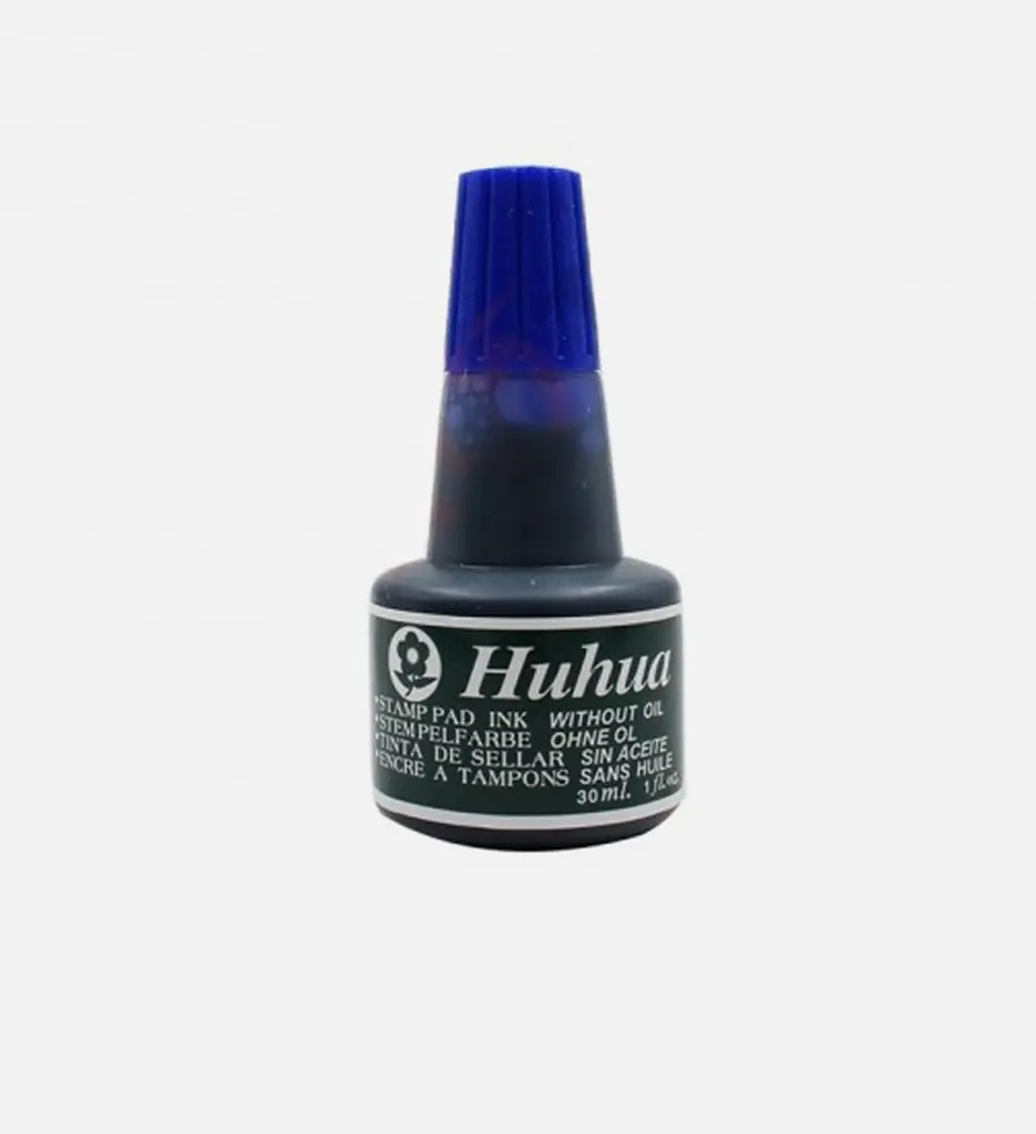 Encre à Tampon 30ML Bleu - Huhua