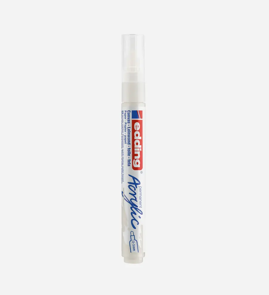 Marqueur Acrylique 2-3 Mm Blanc Trafic 5100 - EDDING