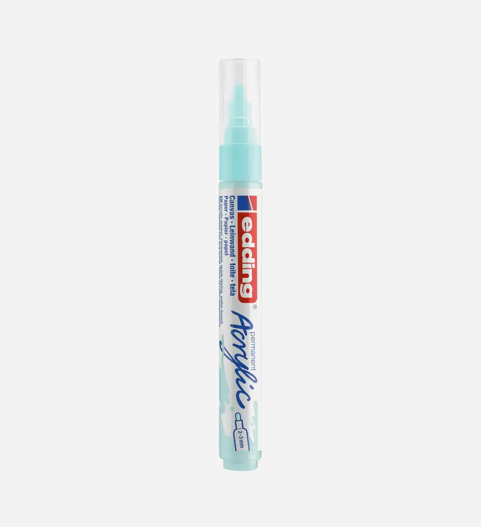 Marqueur Acrylique 2-3 Mm Bleu Pastel 5100 - EDDING