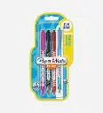 Pack 4 Stylos Bille InkJoy 1.0mm - PAPER MATE