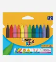 Pack de 12 Crayons Plastidecor triangle - BIC