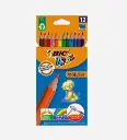 Pack de 12 crayons de couleur Kids Evolution - BIC