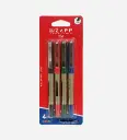 Pochette  de 4 Stylos ZAP Assorties - ROLLER PEN