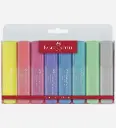 Pochette de 8 Surligneurs Pastel Réf 154681 - FABER CASTELL
