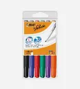 Blister de 6 Marqueurs Tableau Medium Velleda - Bic