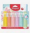 Pochette de 6 Surligneurs Pastel Réf 742558 - Maped