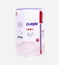 Boite de 50 Stylo à Bille Scribe Rouge - Purple